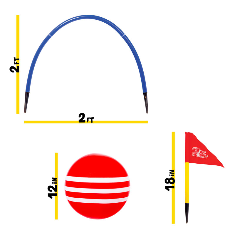 Ensemble de jeu de croquet Franklin Kick