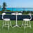 Dairon Round Outdoor Bistro Table-356115534-366276041
