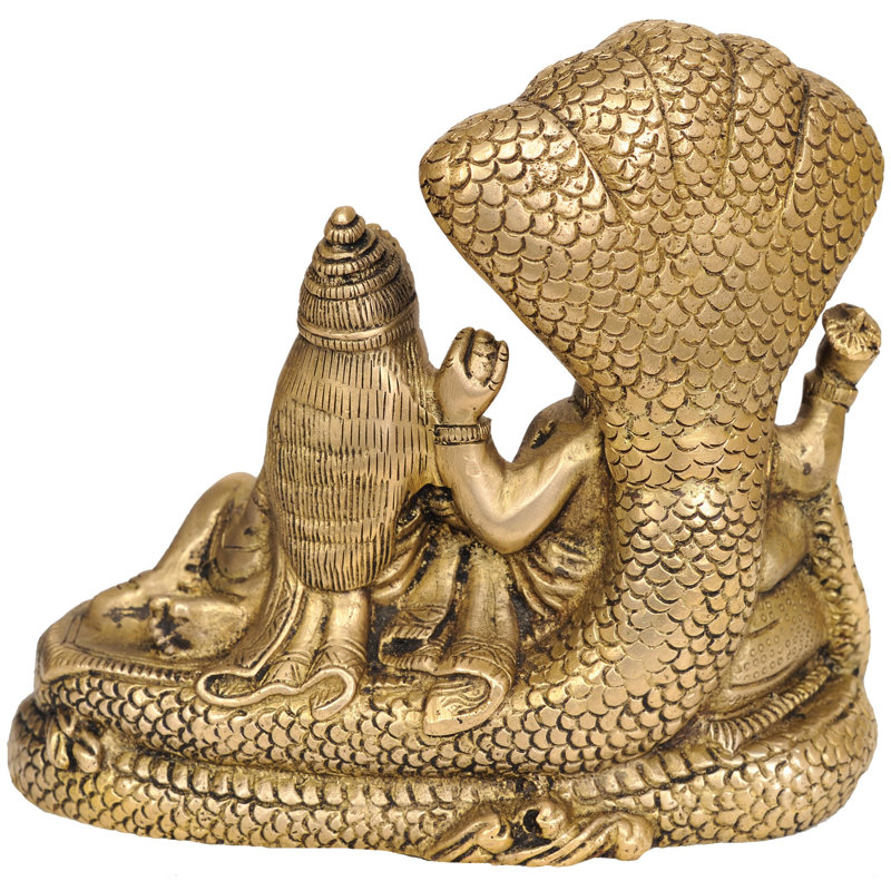 Figurine lord Vishnu et déesse Lakshmi