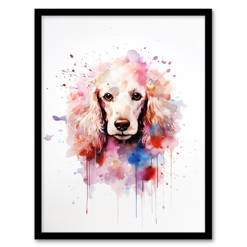 Poodle - Single Picture Frame Print