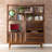 Urban Living Solid Wood Drawers Bookcase