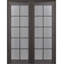 Porte française double pré-montée en verre givré Palladio Active 10-Lite-71241868-71241871-71241872