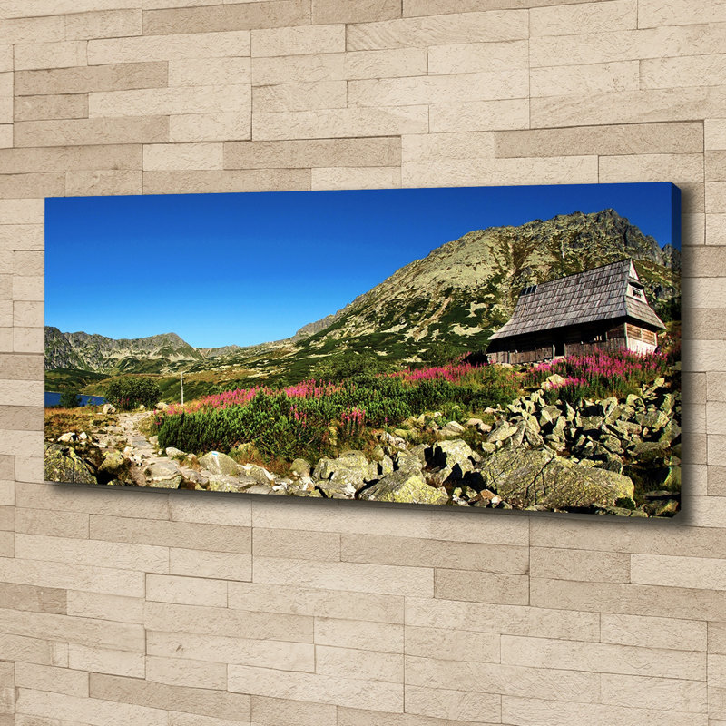 Bacowka In The Valley - Wrapped Canvas Print