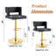 Tabouret de bar ajustable en similicuir-856067591
