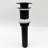 Wall Mounted Faucet For Bathroom Sink In Matte Black, Single Handle Accurate Water Delivery And Flow Management, Pop-Up Drain, To Corrosion With Brass Stainless Steel Sink, Black Color, Smooth-121627561