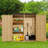 4 ft. 7 in. W x 1 ft. 5 in. D Solid Wood Vertical Tool Shed