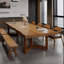 Table de conférence en bois massif brun Free Form-1798195569