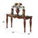 Archaimbaud Transitional 54"L Rectangular Sofa Table in Cherry