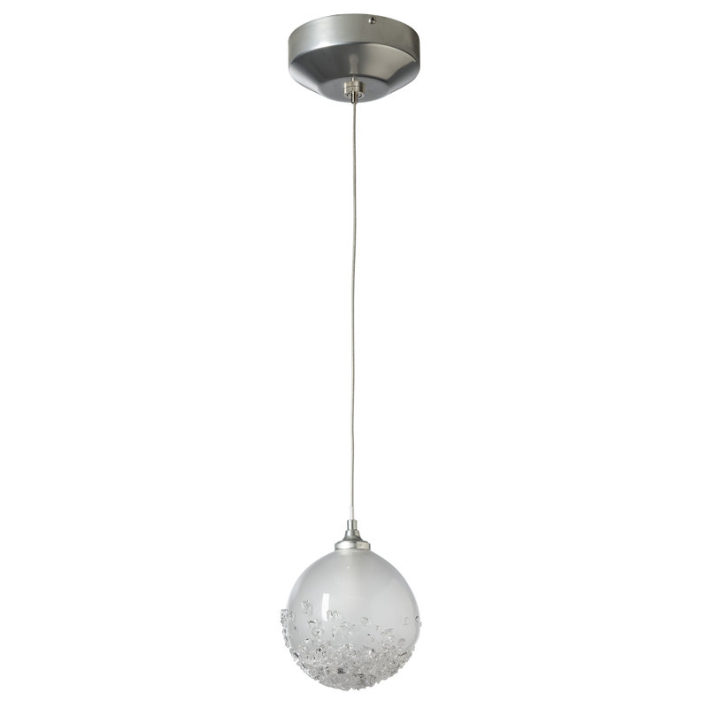 Fritz 1 - Light Single Globe Pendant, Sterling