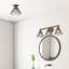Plafonnier semi-encastré 1 lumière 8,25 po Searcy-1117284982