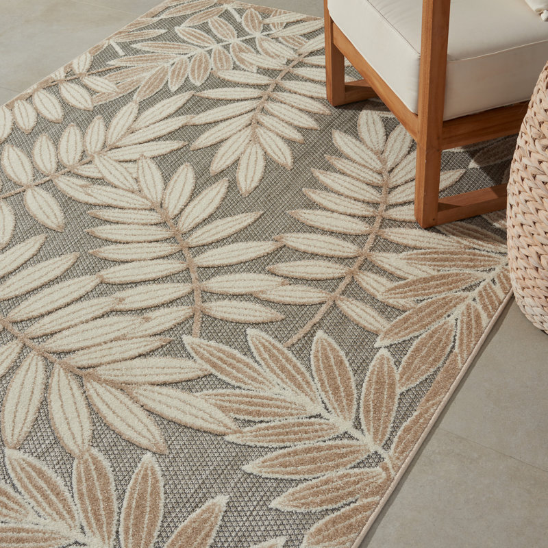 Floral Area Rug, Rectangle 160 x 226cm