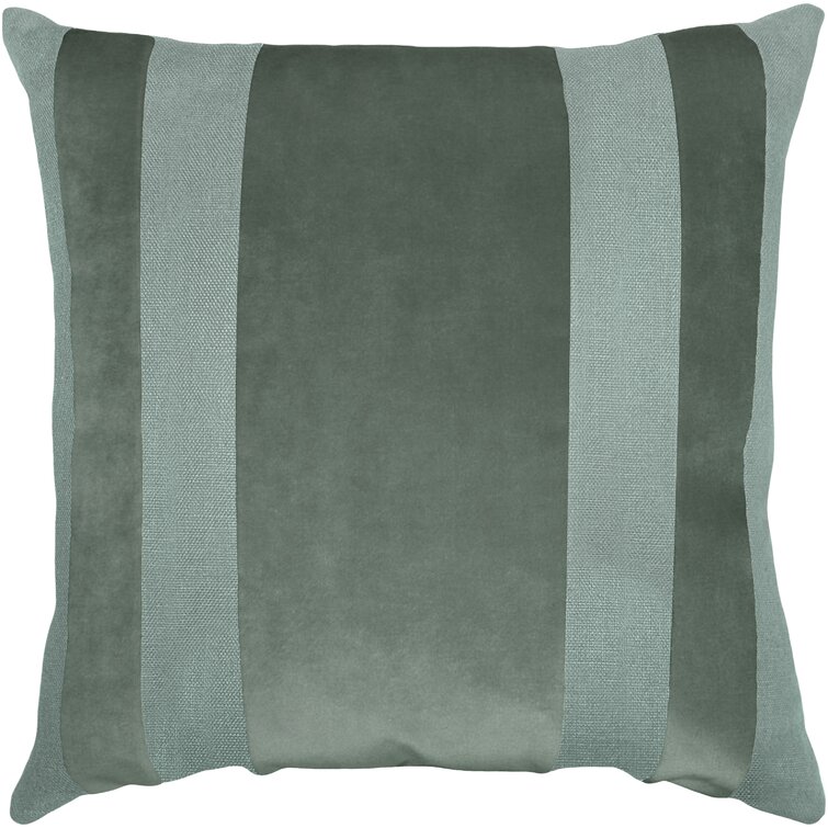 Veleri 20x20 Square Linen Blue Decorative Throw Pillow Cover +