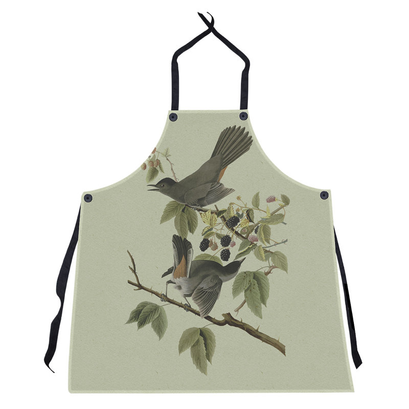 Tablier d’oiseau à chat john james audubon, Vert / Vert foncé