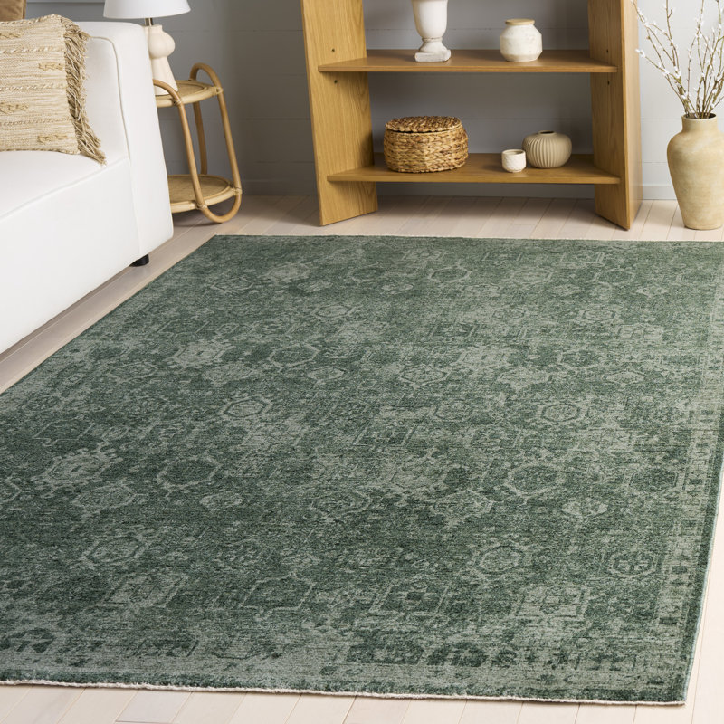 Vitnage Overdye 806 Performance Fabric Oriental Rug, Rectangle 5' x 8'