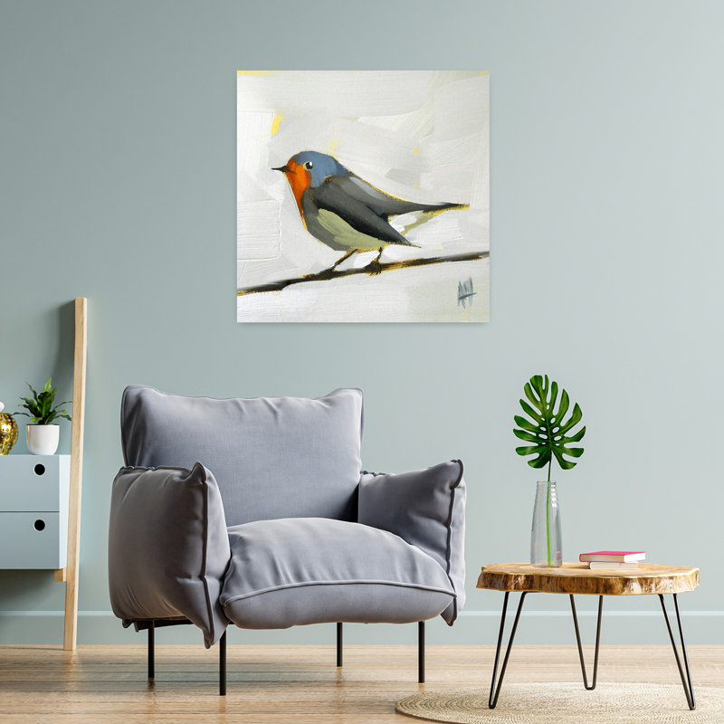 Oiseau de Robin, H 24 po x l 24 po