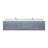 Geneva 84" Wall-Mounted Double Bathroom Vanity Set-87286030-112899631