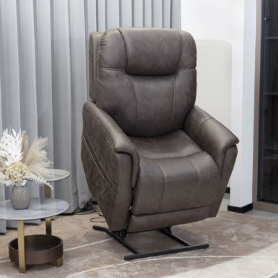 Luvell Power Lift Assist Ergonomic Recliner by Latitude Run