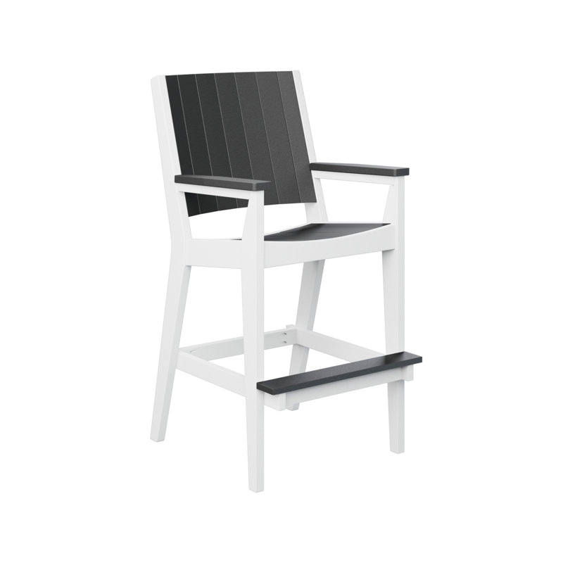 Chaise très haute berlinois Berlin, 28.5", Noir