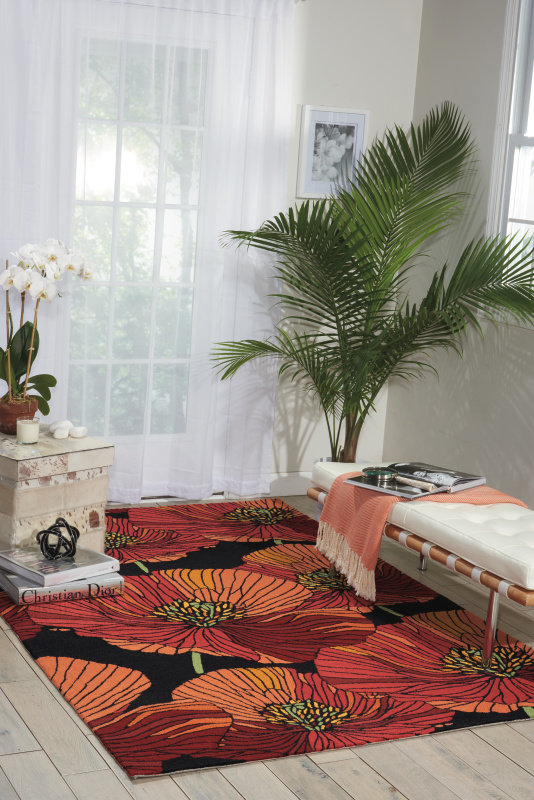 Atalanta Floral Indoor Rug, Rectangle 1'9" x 2'9"