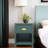Contemporary Bedside Table With Drawer And Storage Shelf