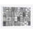« patterns of the amazon b&w i », impression sur toile-30525936