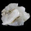 Fluorite sur quartz terminé