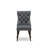 9 Piece Dinette Set Consists of a Rectangle Kitchen Table with Removable Leaf and 8 Polyester Fabric Parson Chairs, Distressed Jacobean-91898349