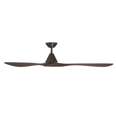 Ventilateur de plafond 72 "à pales en bois naturel avec télécommande incluse, fonctionne avec Alexa et une application Android