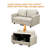 Valori 63'' Linen Arm Modular Sectional Sofa with Storage Seat-1456797812