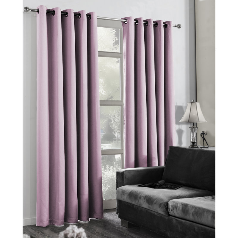 Malene Sheer Curtain Pair, White, 228 W x 228 D cm