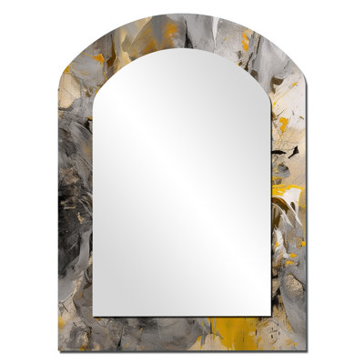 Moutarde jaune et gris vif III