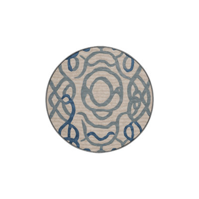 Machine Washable Gray Area Rug