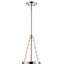 Luminaire suspendu 3 lumières 11,75 po Adabella - nickel poli-583828665-583828666-583828668