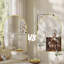 Aluminium Arch Makeup / Shaving Mirror-1377442461-1377442462