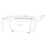 Foyer de table rectangulaire 42 po 50000BTU