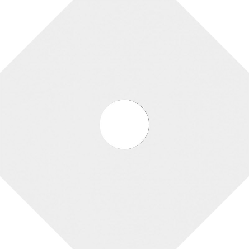 Médaillon de plafond contemporain en PVC de qualité architecturale 38 po x P 3 po x P 13 1/4 po x P 1 po Logan