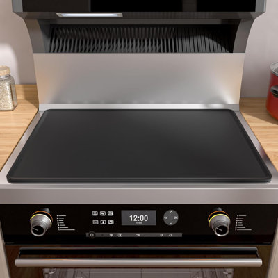 Stove Top Covers For Electric Stove ， Upgraded  Silicone Glass Stovetop Cooktop Protector Mat ，Flat Oven For Kitchen Counter Extra Space Dish Drying Mats For Kitchen
