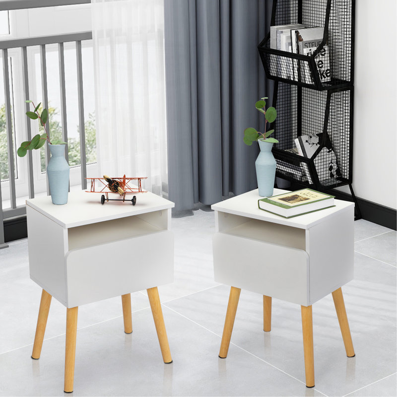 2-Piece Modern Bedside Table