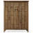 43.3" Tall Storage 6-Tier Wooden Shoes Rack Cabinet with Doors Adjustable Shelves Open Top Shelf, 24 Pairs Shoe Organizer