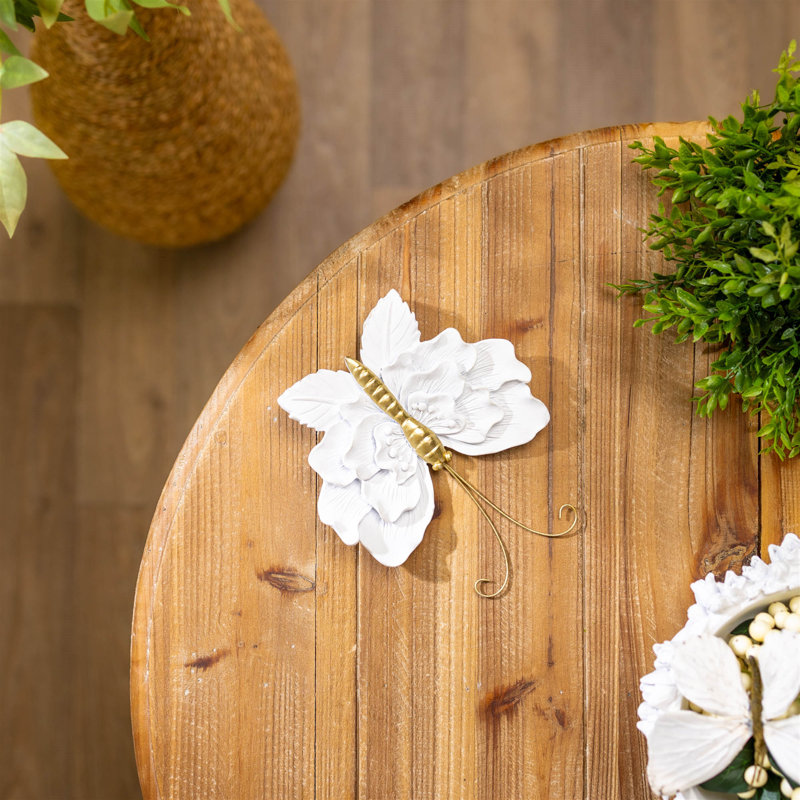 Ensemble de 2 tablettes à motif floral
