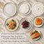 4 assiettes à dîner / salade 8,5 po 4 pièces, glacis réactif, rebord anti-éclaboussures, va au micro-ondes, registre de mariage et cadeau des Fêtes, damas-910151546