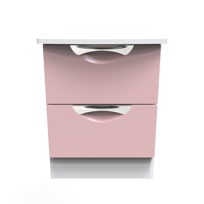 Fully Assembled Lebay 2 DrawerÂ Bedside Table