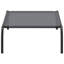  Elevated Dog Bed Grey 90X50x20 Cm PVC-coated polyester And Steel