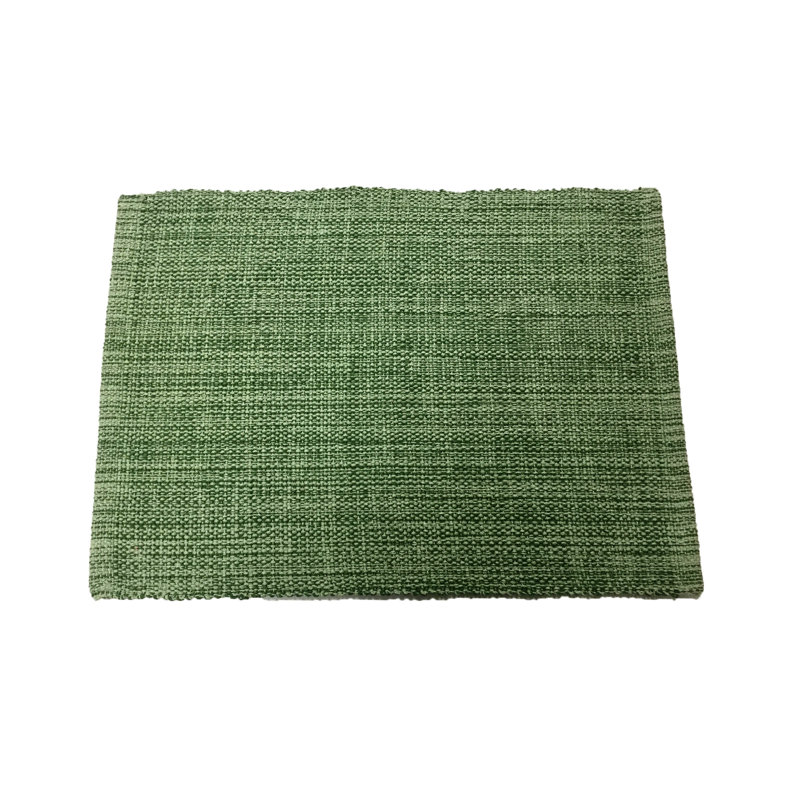 Napperon en coton Stell, Vert de mer, L 13 po x P 19 po