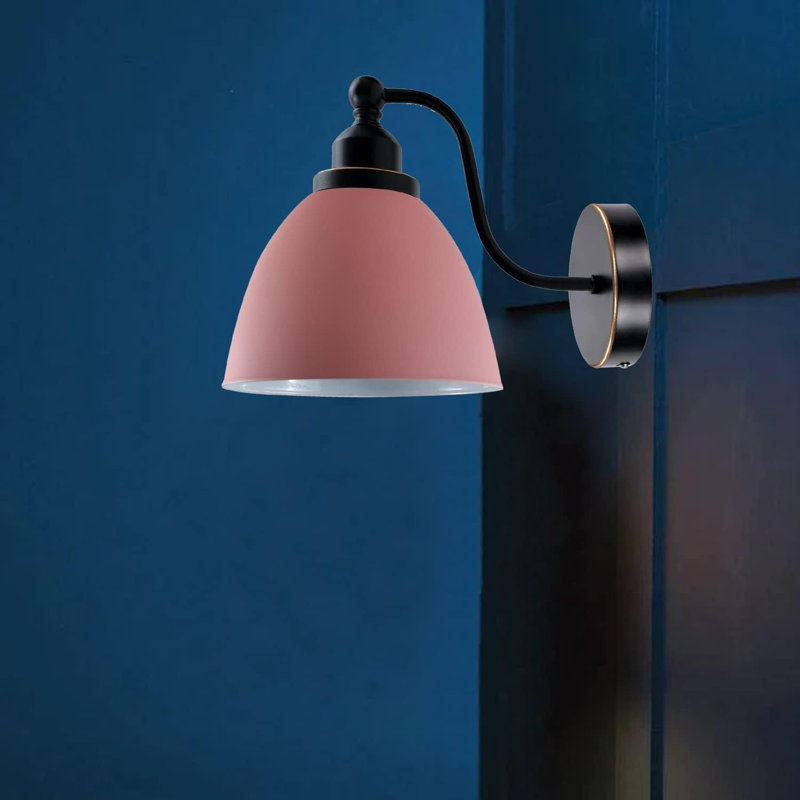 Mcclary Armed Sconce, Yes, White/Pink