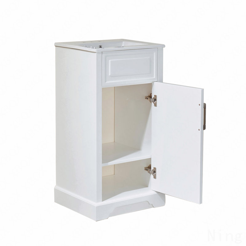 Meuble-lavabo autoportant simple avec comptoir