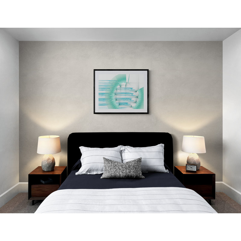 SOLIDS_17721 Print by Rica Belna, Black Framed Canvas, 18" H x 24" W, 19" H x 25" W