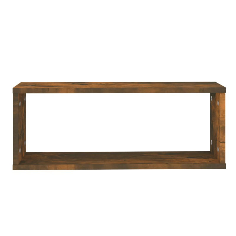 Losey 2 Piece Square, 60 x 15 x 23 Cm, Smoked Oak