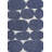 Oliver Modern Geometric Organic Shapes Navy/Cream Indoor/Outdoor Rug-1366174756