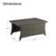 Keaisha Rectangular Outdoor Coffee Table-300913937-300913939